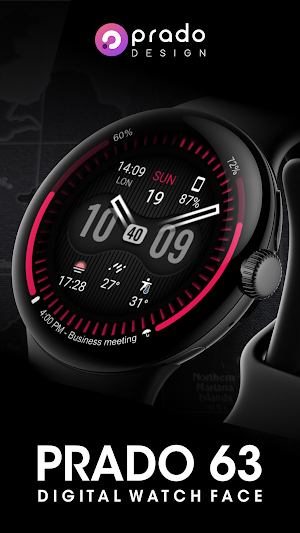PRADO 63 Hybrid Watch Face Screenshot 0