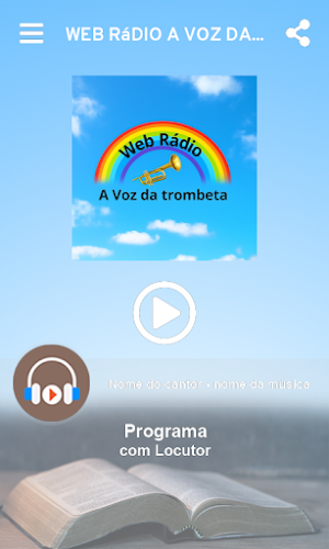 Web Rádio a Voz da Trombeta Screenshot 1