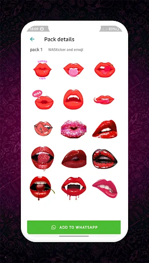 +18 Stickers For WhatsApp Screenshot 0