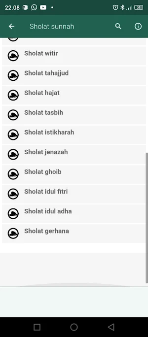 Panduan sholat : Wajib & Sunah Screenshot 3
