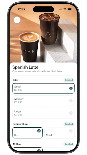 CAF CAFE Screenshot 1