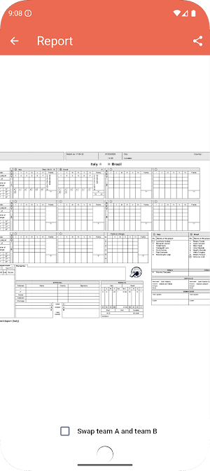 Volleyball SmartSheet Screenshot 2