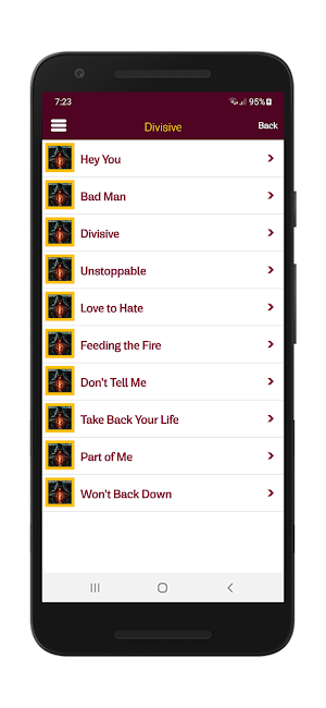 Disturbed Lyrics & Wallpapers Screenshot 2