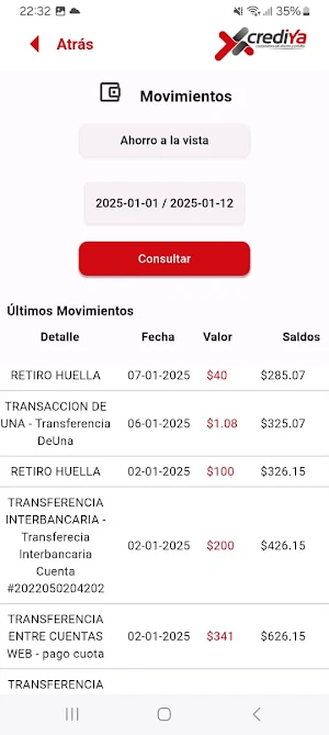Credi Ya Movil v2 Screenshot 3