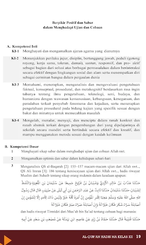Al-Qur'an Hadis MA XII 2020 Screenshot 3