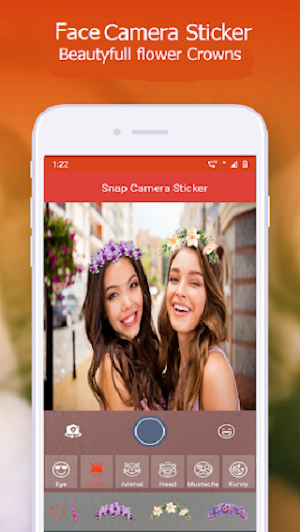 Face Camera Sticker- FaceEmoji Screenshot 1