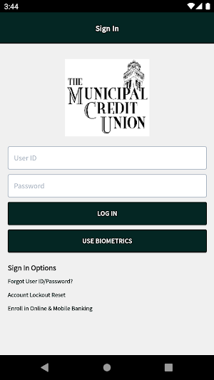 TMCU Mobile Banking Screenshot 1