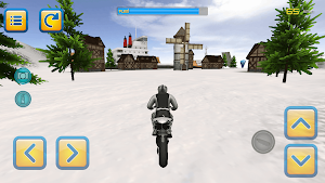 Winter Motorbike Riding 3D Screenshot 2