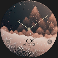 Winter Rose Gold watch face