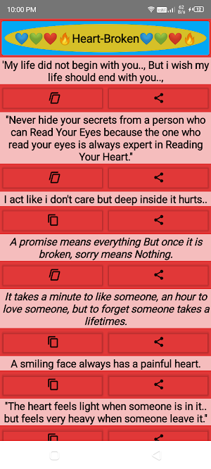 Emotional Quotes-Sad Quotes Screenshot 2