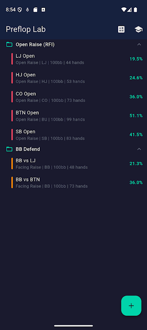 Preflop Lab Screenshot 0