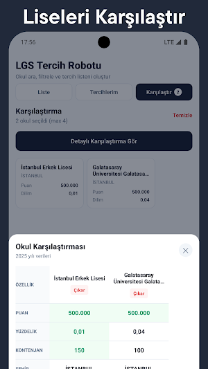 YKS LGS Tercih Robotu 2026 Screenshot 3