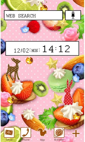 Cute Wallpaper Fruit Sundae Screenshot 0
