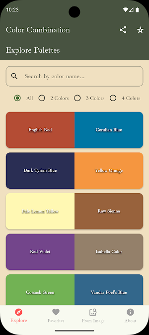 Style Palette: Color Outfits Screenshot 1