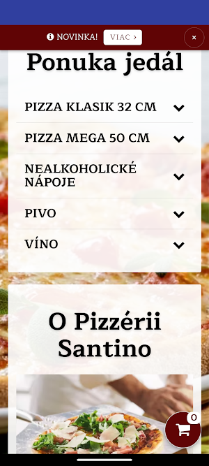 Pizzeria Santino Screenshot 0
