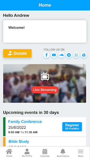 Oneness Pentecostal Church RSA Screenshot 2