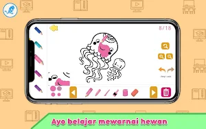 Belna - Belajar Mewarnai Hewan Screenshot 0