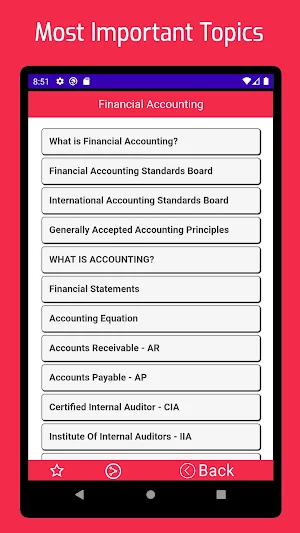 Financial Accounting Screenshot 0