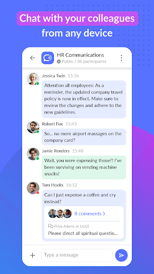 TeamOK Chat Screenshot 0