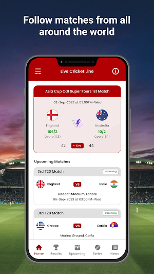 World Cup 2023 Cricket Match Screenshot 2