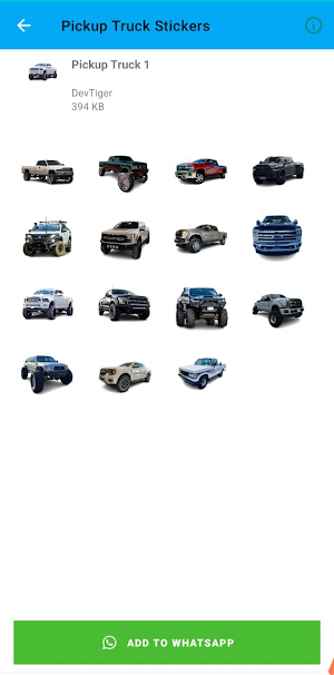 Pickup Truck Stickers Screenshot 0