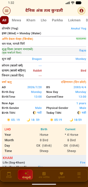 मञ्जुश्री तत्त्व ज्योतिष Screenshot 1