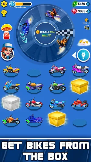 Merge Bike Click & idle Tap Tycoon - Well of Death Screenshot 0