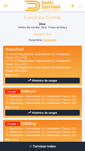 Daniel Santanna Consultoria Esportiva Screenshot 3