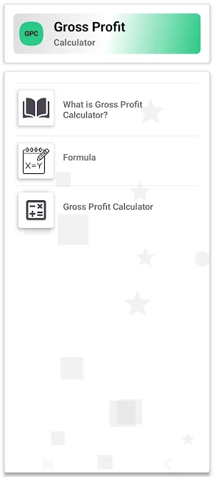 Gross Profit Calculator Screenshot 0