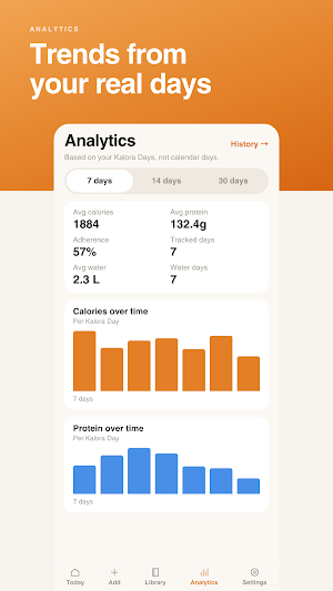 Kalora: Calm Calorie Tracker Screenshot 3