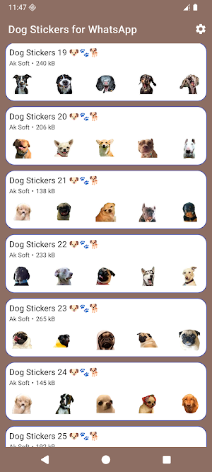 Dog Stickers for WhatsApp Screenshot 3