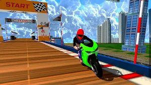 Street Bike Mega Ramp Jump Screenshot 0