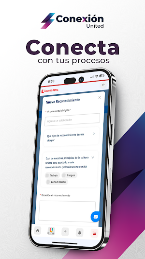 Conexión United Screenshot 1