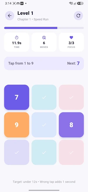 NumRush: Number Tap Puzzle Screenshot 2