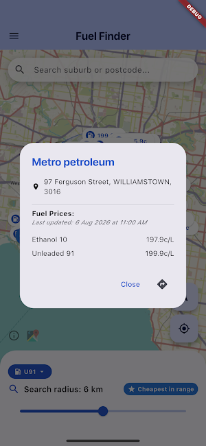 Fuel Finder Screenshot 3