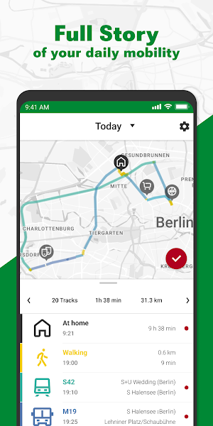 DTU Mobility Survey Screenshot 1