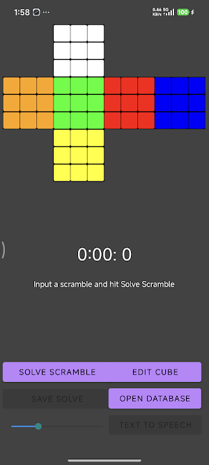 Blind Cube — Solving Tool Screenshot 1