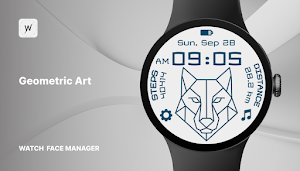 Geometric Art Watch Face Screenshot 0