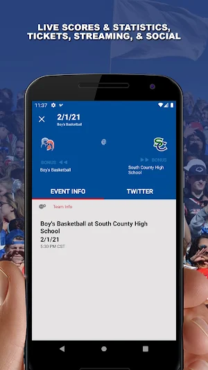 Titans Athletics Screenshot 2