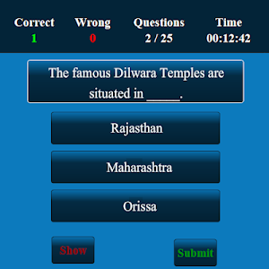 Indian Place MCQ Screenshot 2