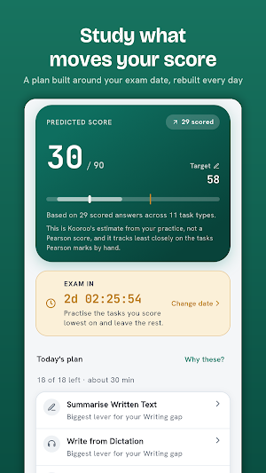 PTE Exam Practice - Kooroo Screenshot 1