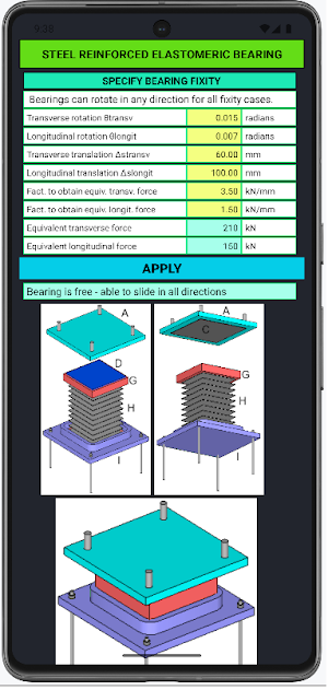 BRIDGE BEARING DESIGN Screenshot 3