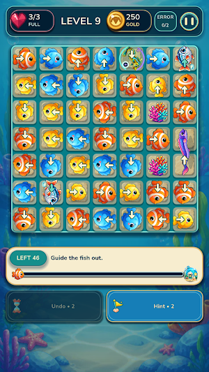 Nerafins: Fish Escape Puzzle Screenshot 1
