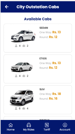 CITY OUTSTATION CABS Screenshot 1