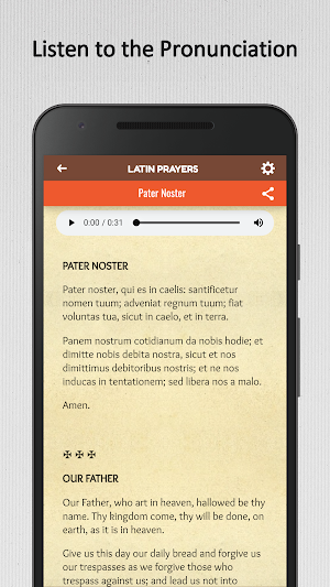Latin-English Prayers Screenshot 3