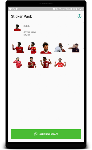 Mo Salah stickers for WhatsApp Screenshot 0