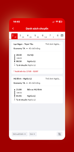 Nhà xe Thế Anh Nghĩa Lộ Screenshot 2