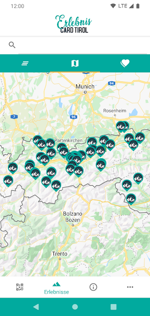 ErlebnisCard Tirol Screenshot 2