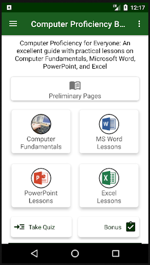 Computer Proficiency Book Screenshot 3