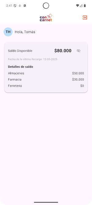 ConCarnet - Personas Screenshot 1